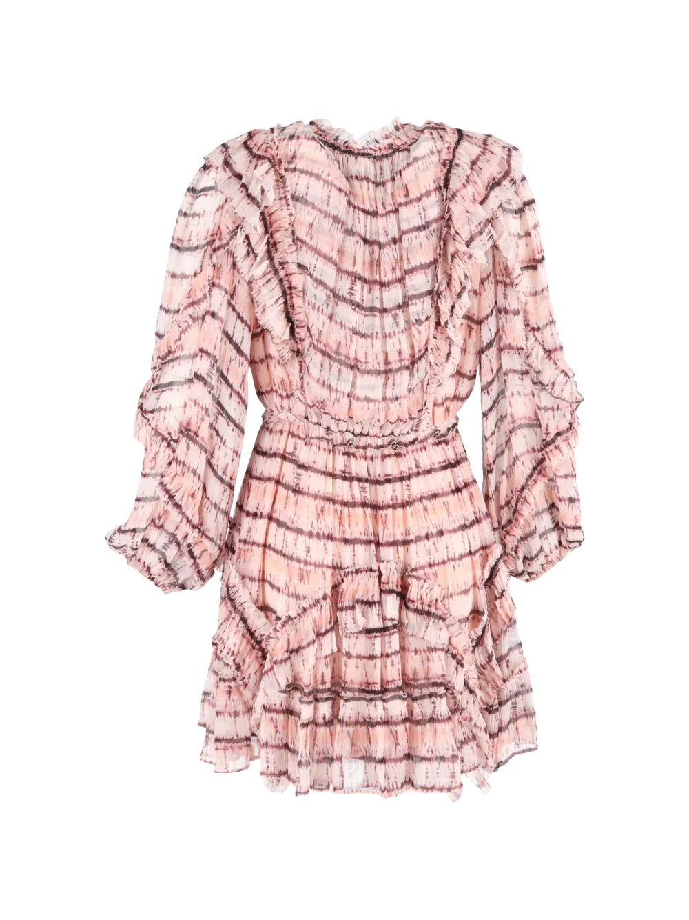 Ulla Johnson abstract-pattern A-line mini dress - Roze