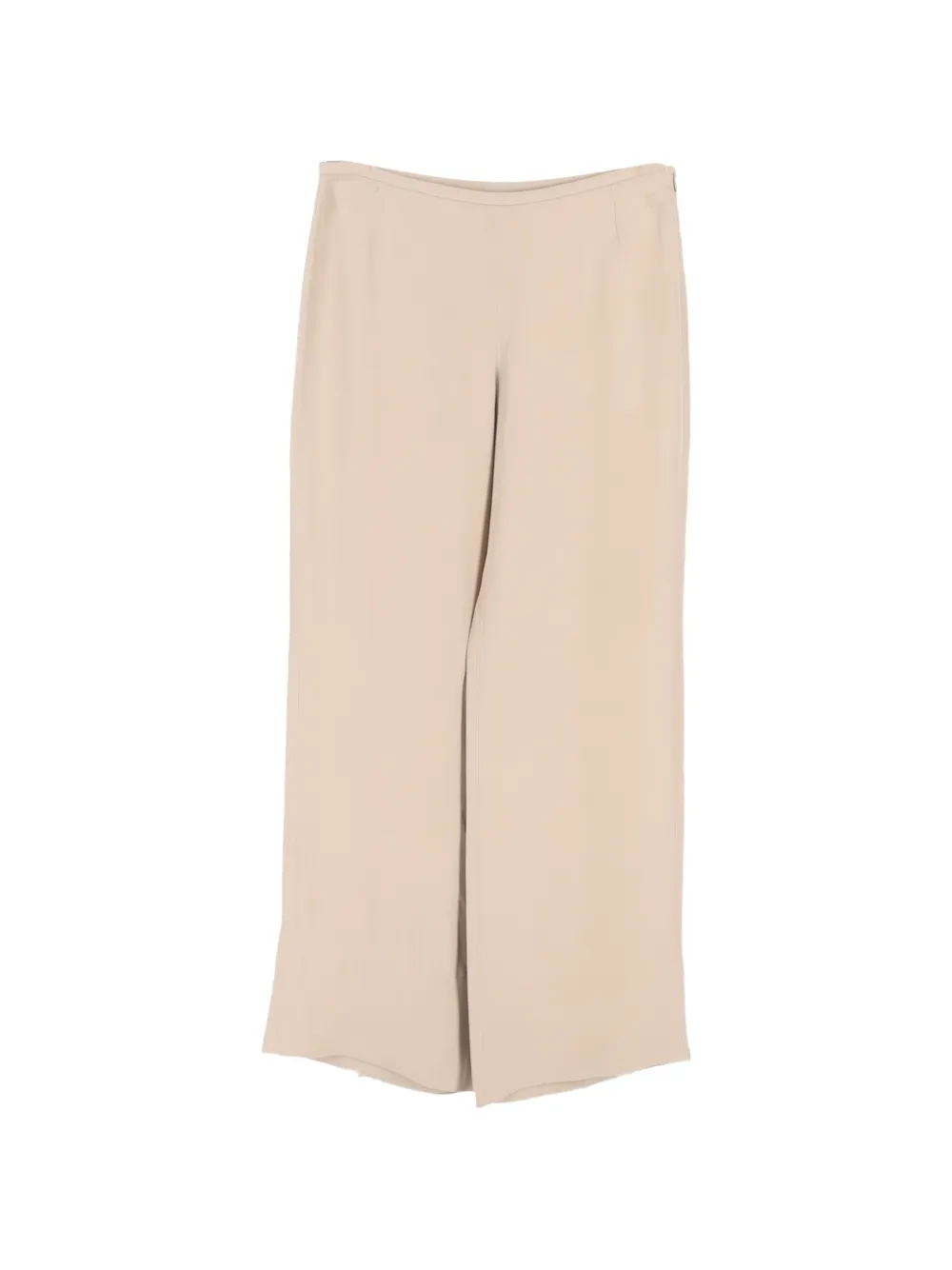 Emporio Armani wide-leg silk trousers - Toni neutri