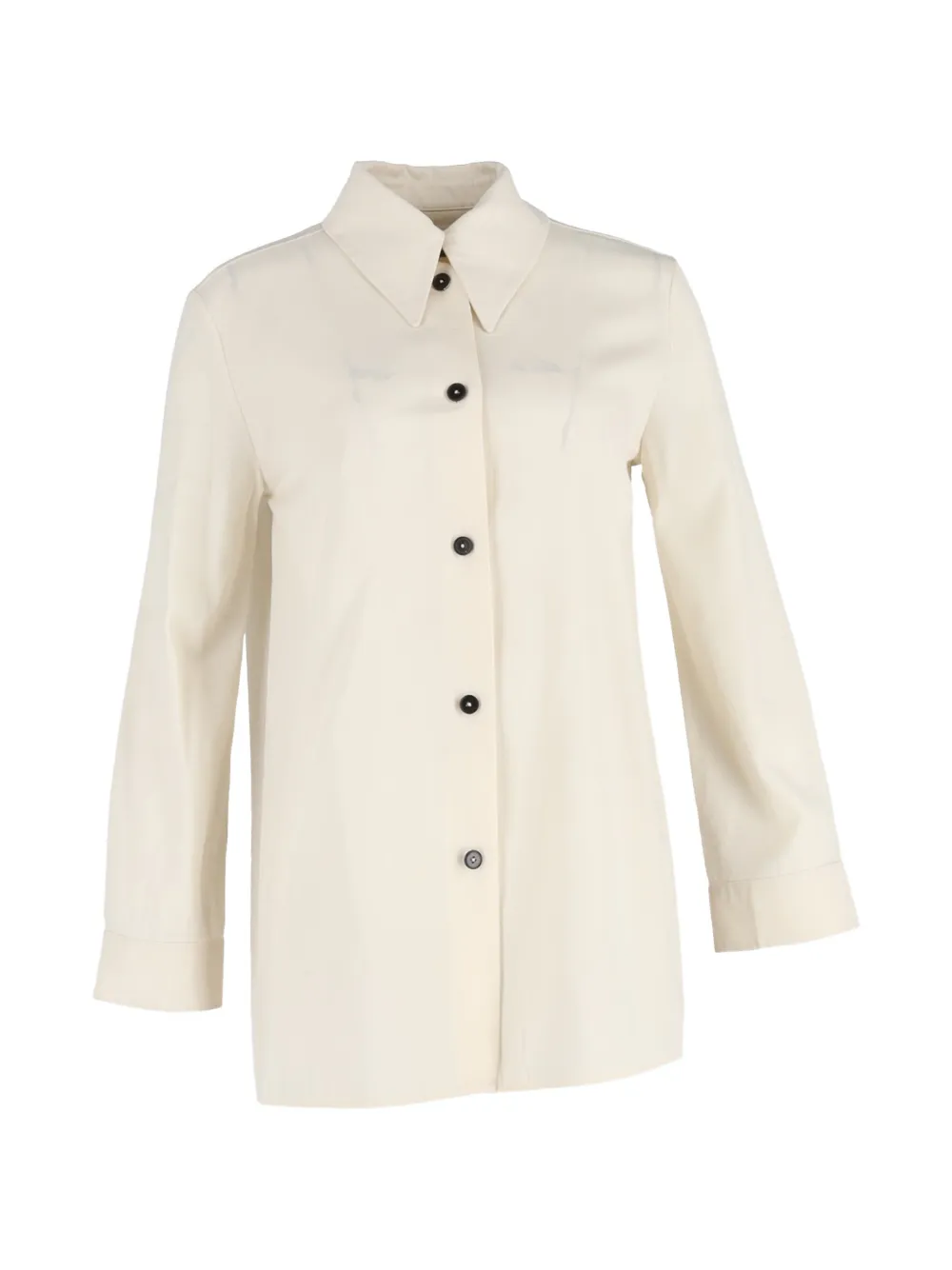 Jil Sander Pre-Owned button-down long-sleeve shirt - Toni neutri