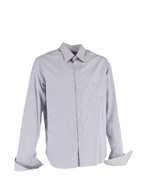 Giorgio Armani Pre-Owned camisa con rayas estampadas