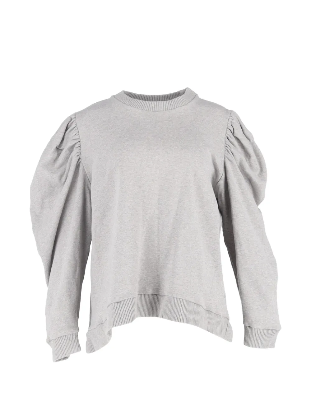 Marques'Almeida gathered-sleeve sweater - Grigio