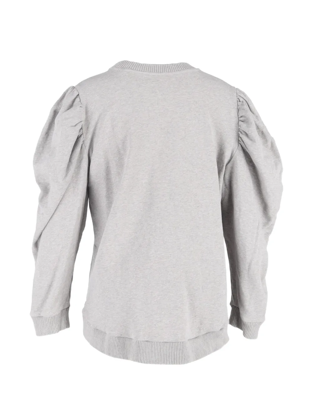 Gathered-Sleeve Sweater