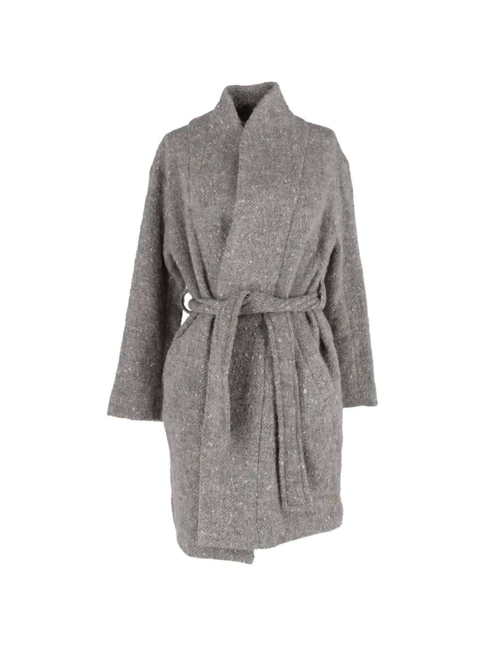 IRO belted wrap coat - Grey