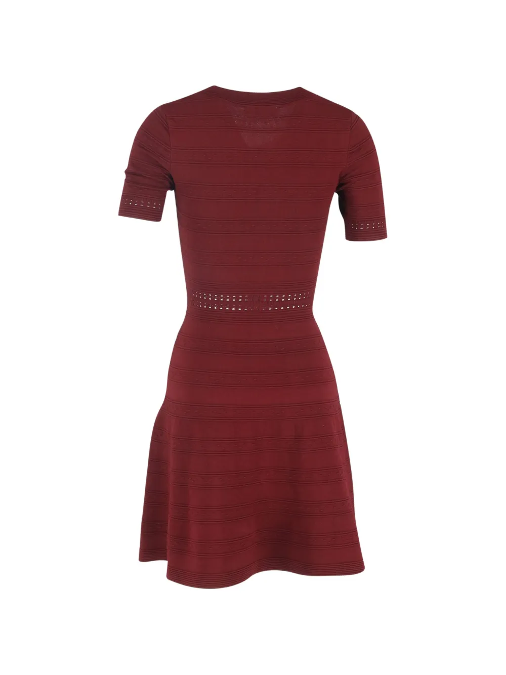 SANDRO Dean ribbed knit dress - Rood