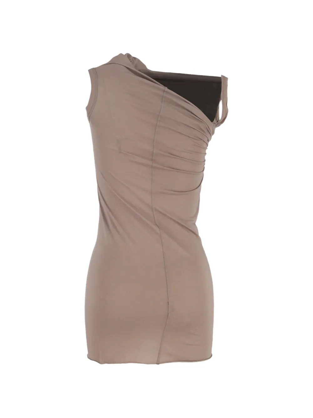 Rick Owens Vintage draped one-shoulder dress - Bruin