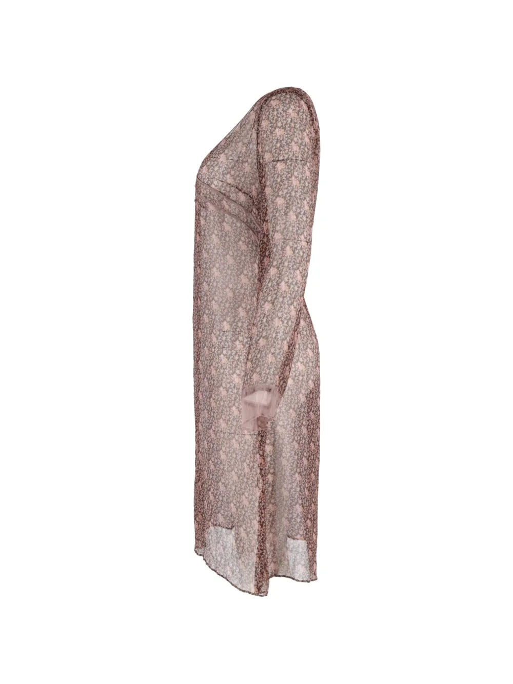 MAX&Co. floral-printed midi dress - Beige