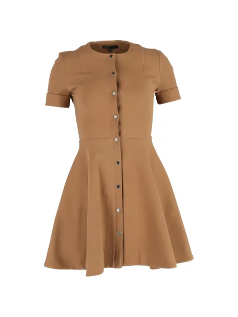 Maje buttoned mini dress