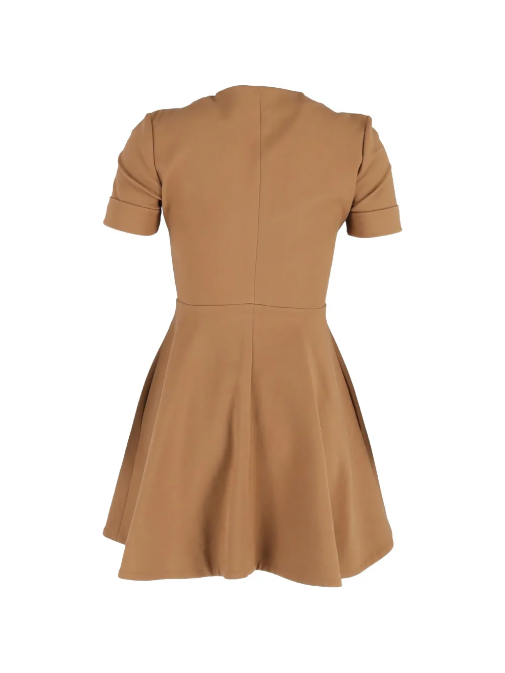 Maje buttoned mini dress - Bruin