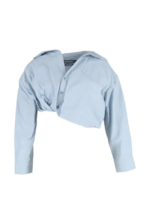 Jacquemus Pre-Owned Mejean cropped shirt