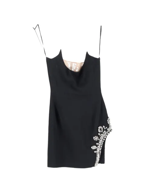 David Koma embellished strapless mini dress