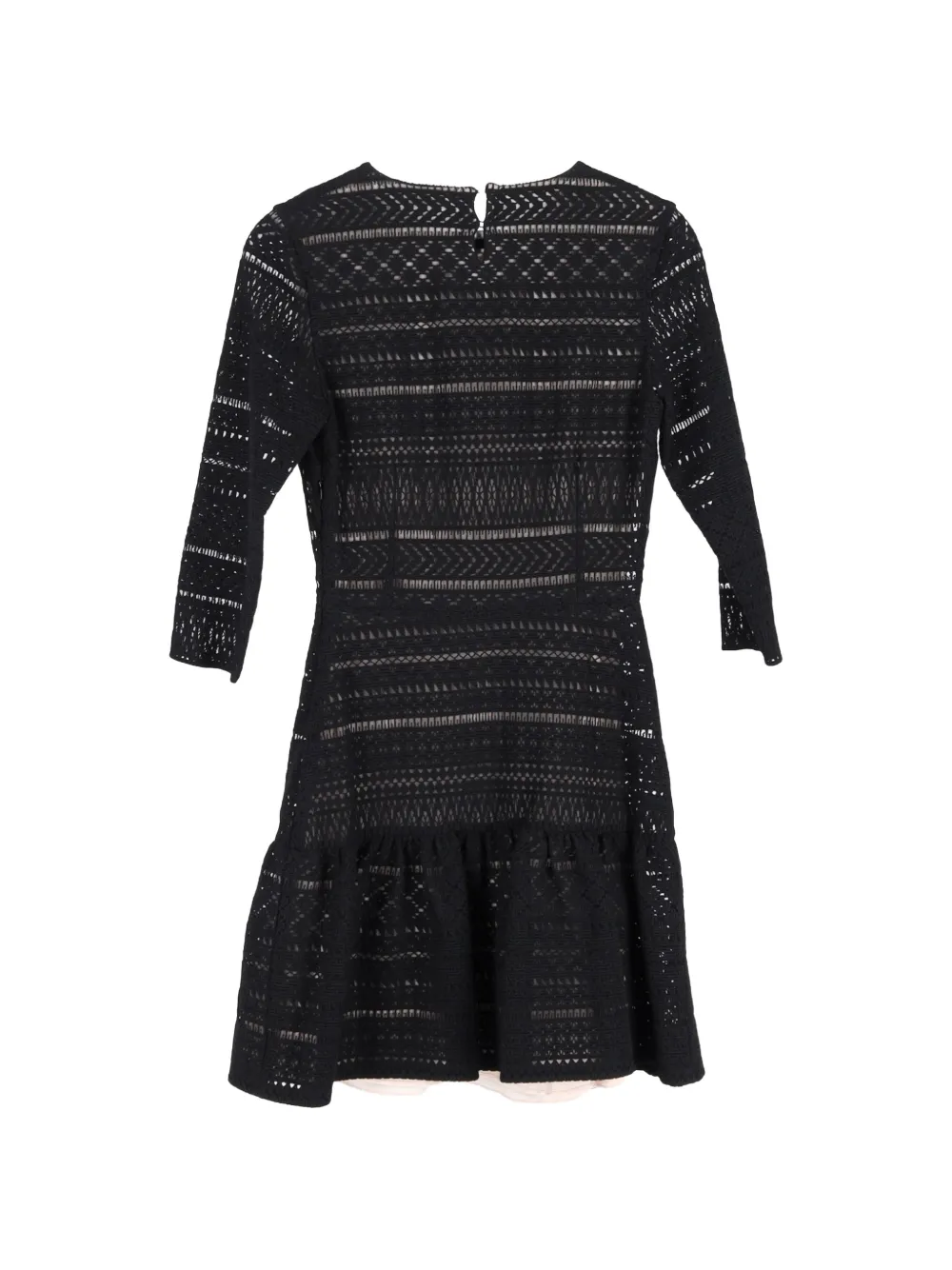 Christian Dior Pre-Owned crew-neck mini dress - Zwart