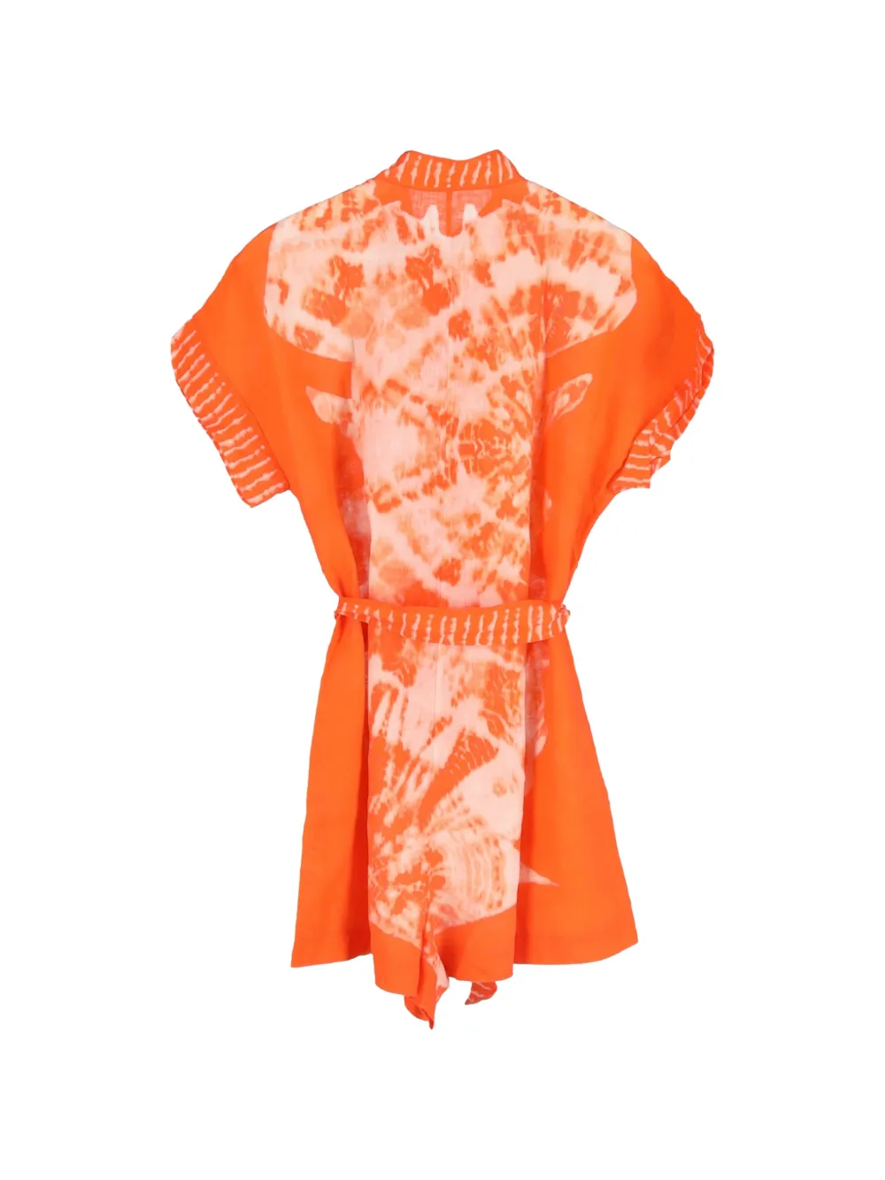 ZIMMERMANN Lulu tie-dye zipped playsuit - Oranje