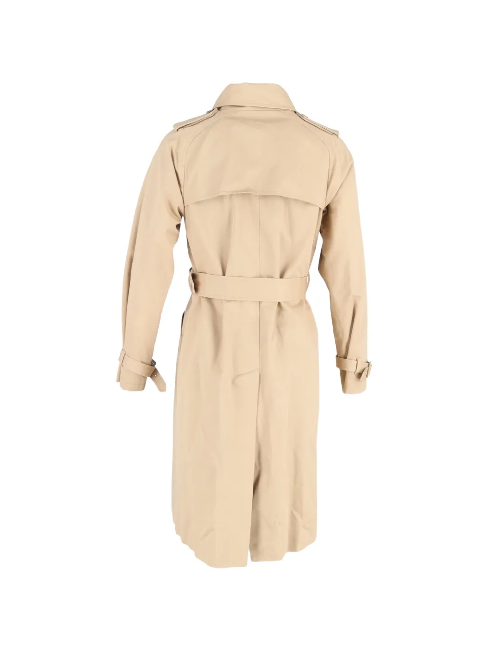 A.P.C. gabardine double-breasted trench coat - Beige
