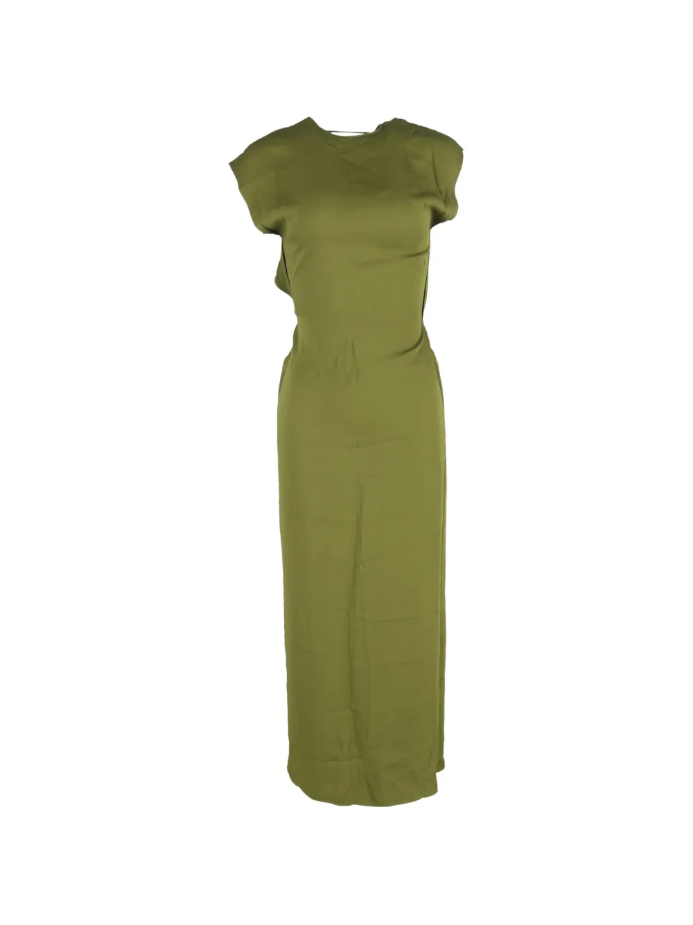 Christopher Esber cap-sleeve backless maxi dress - Verde