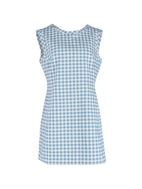 Emilia Wickstead gingham-pattern mini dress