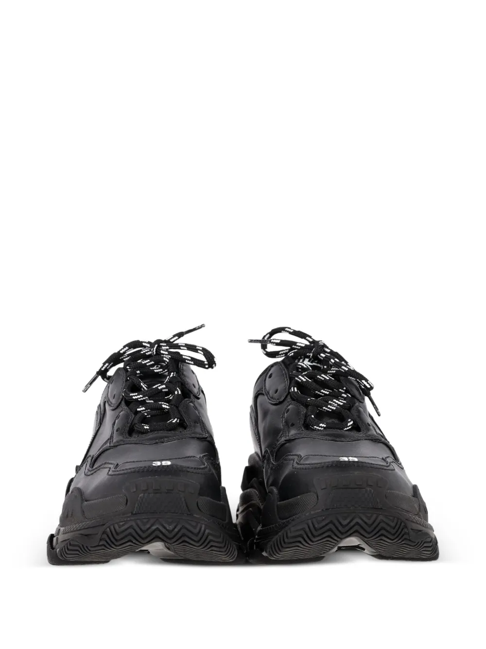 Balenciaga Pre-Owned Triple S chunky sneakers - Zwart