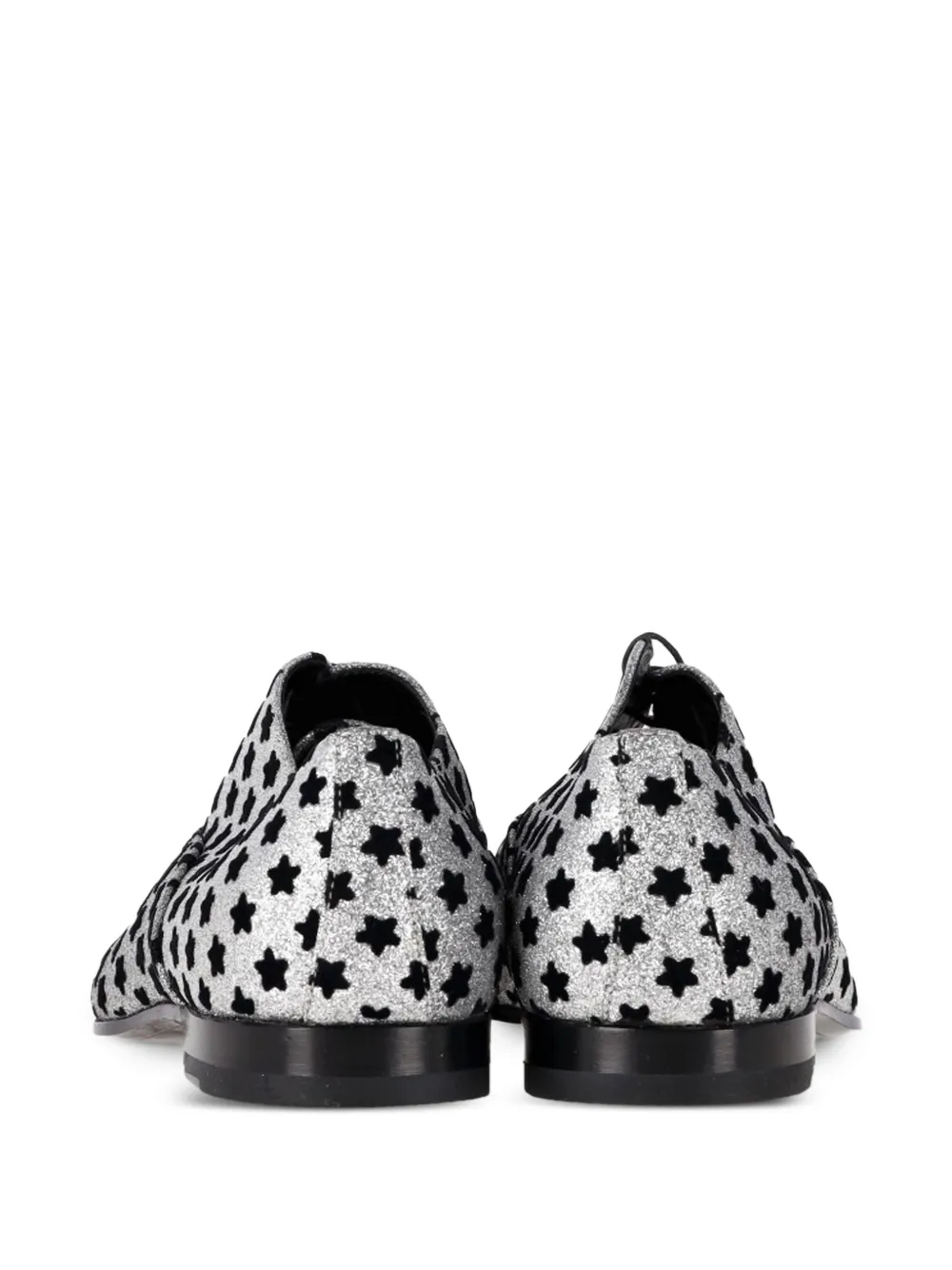 Star-Print Oxford Shoes