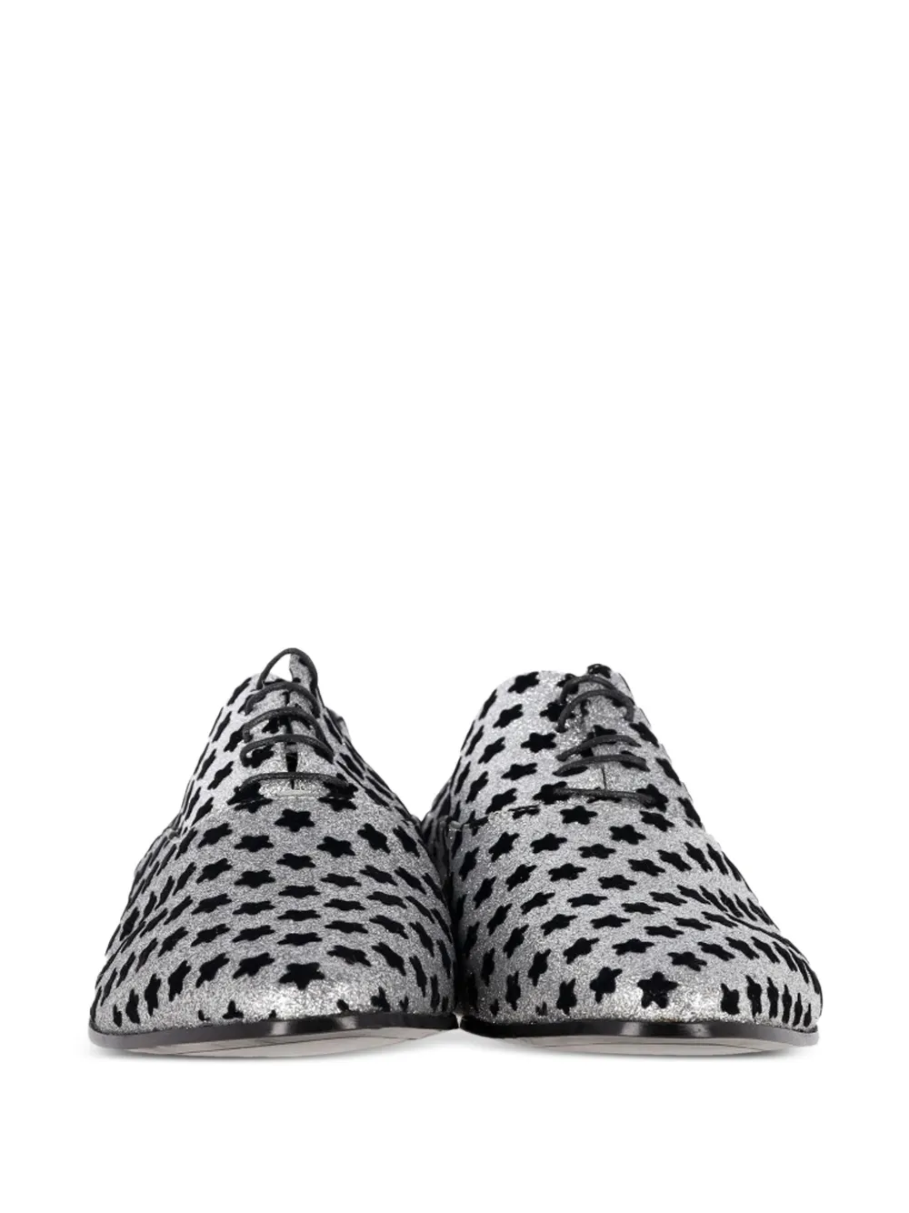 Star-Print Oxford Shoes