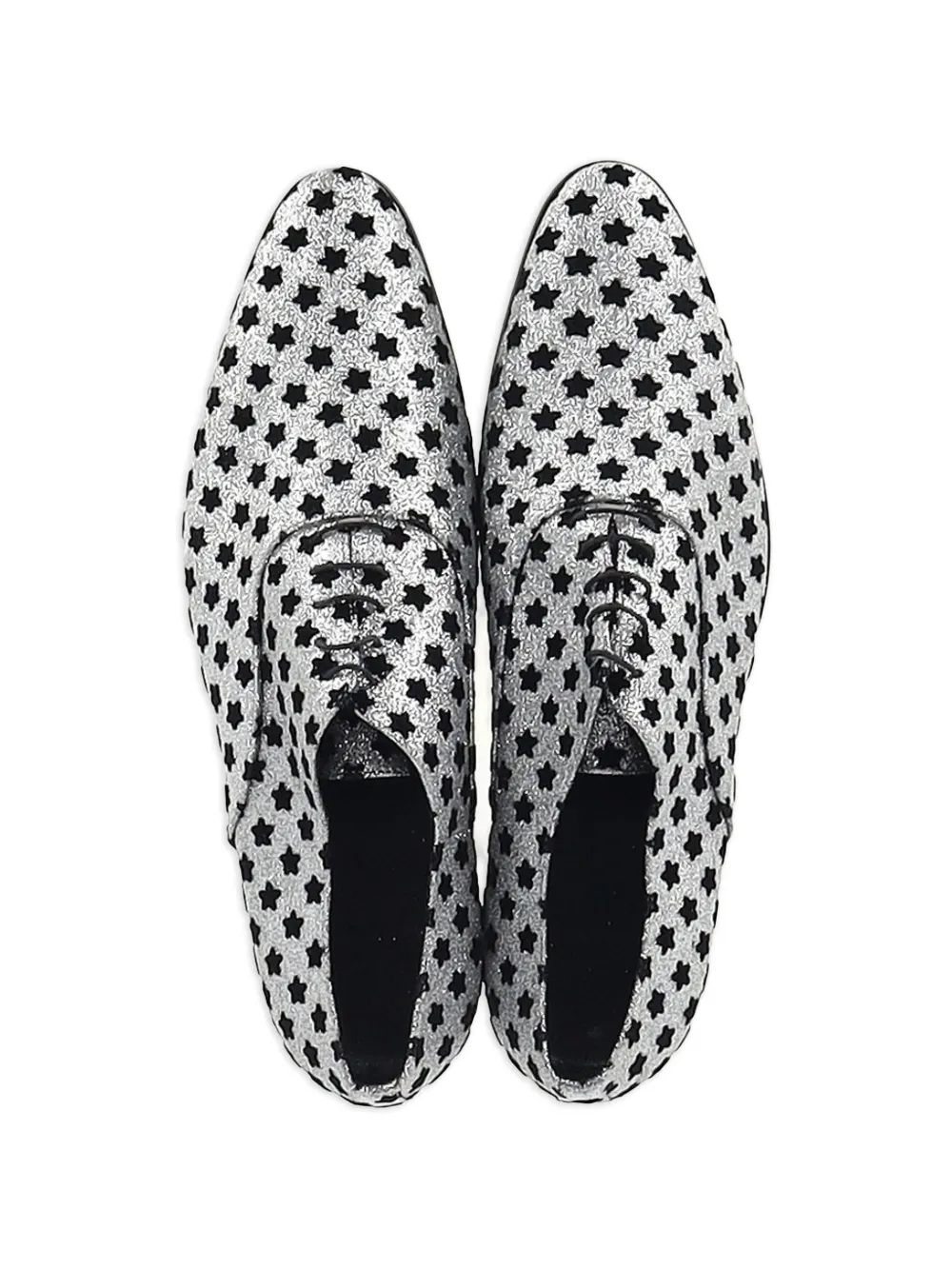 Star-Print Oxford Shoes