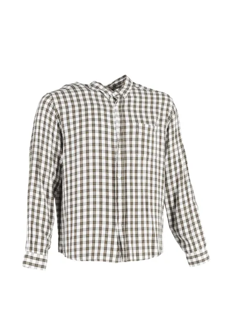 AMI Paris checked button-down shirt