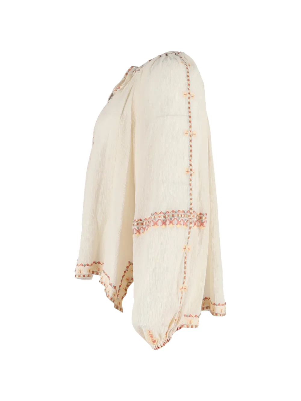 Cream Embroidery Blouse