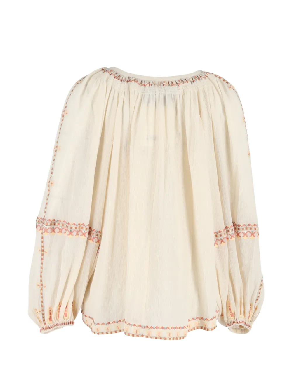 Cream Embroidery Blouse