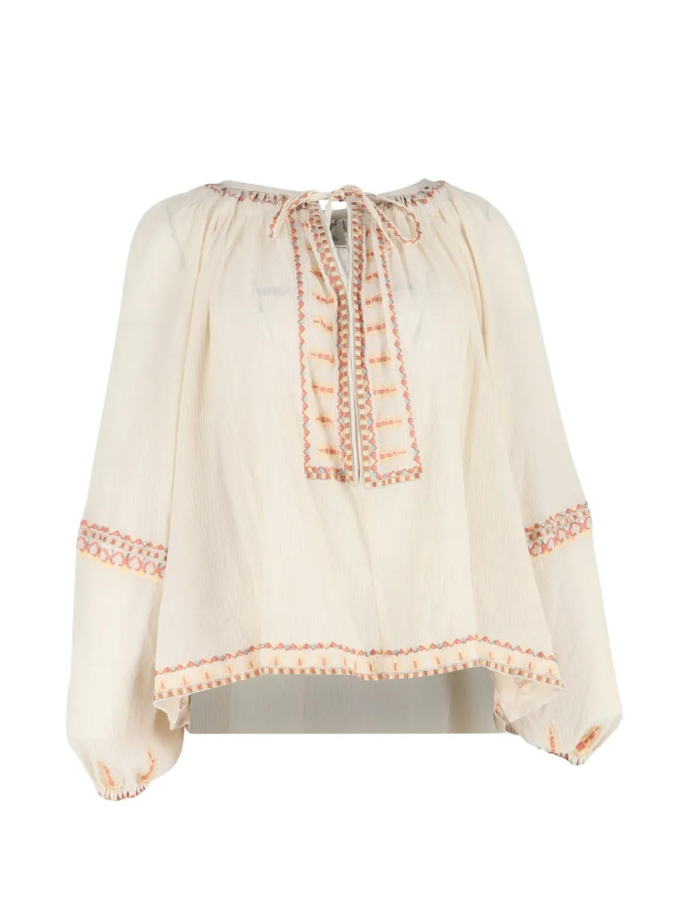Cream Embroidery Blouse