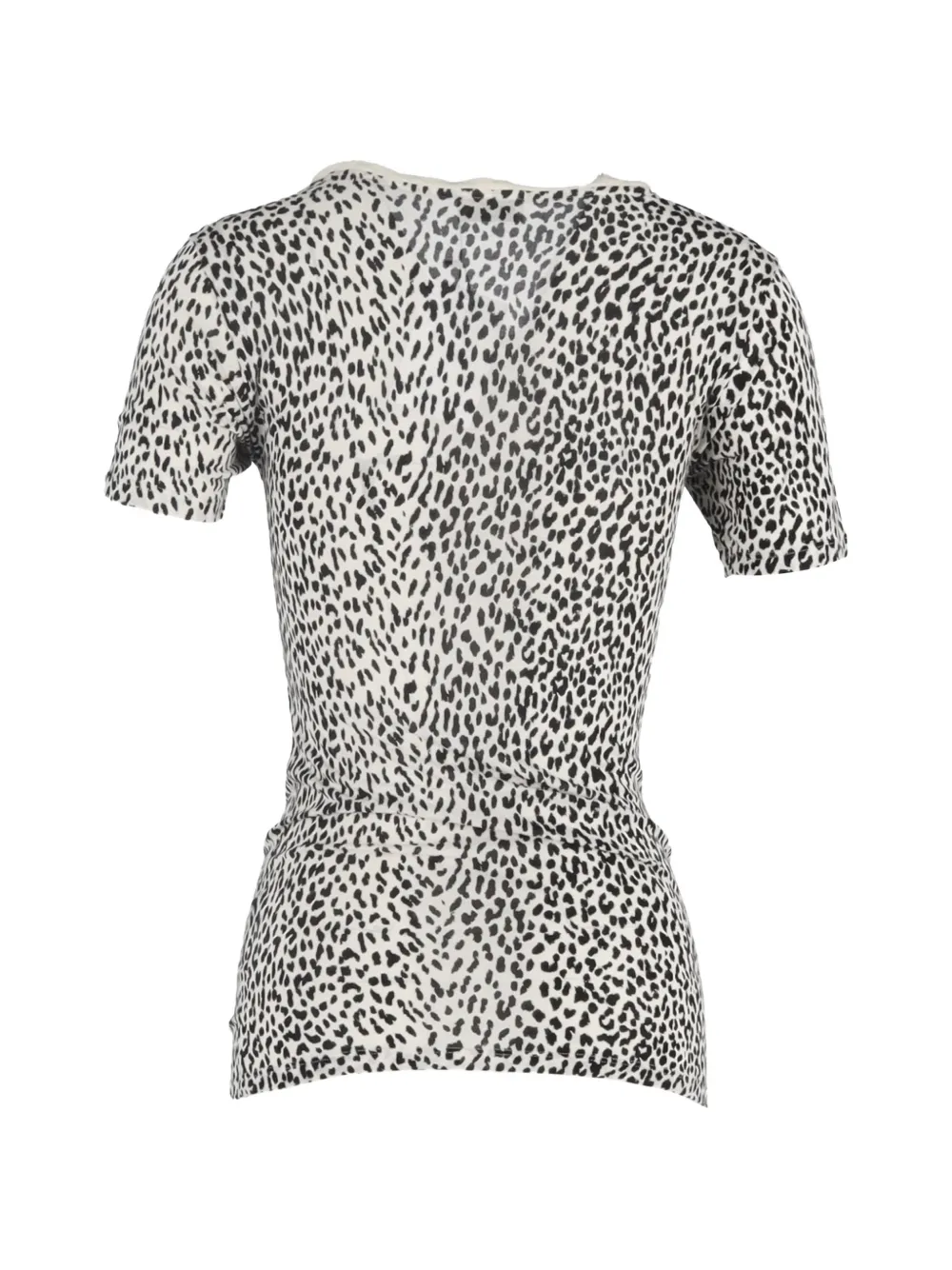 Animal-Print Round-Neck T-Shirt