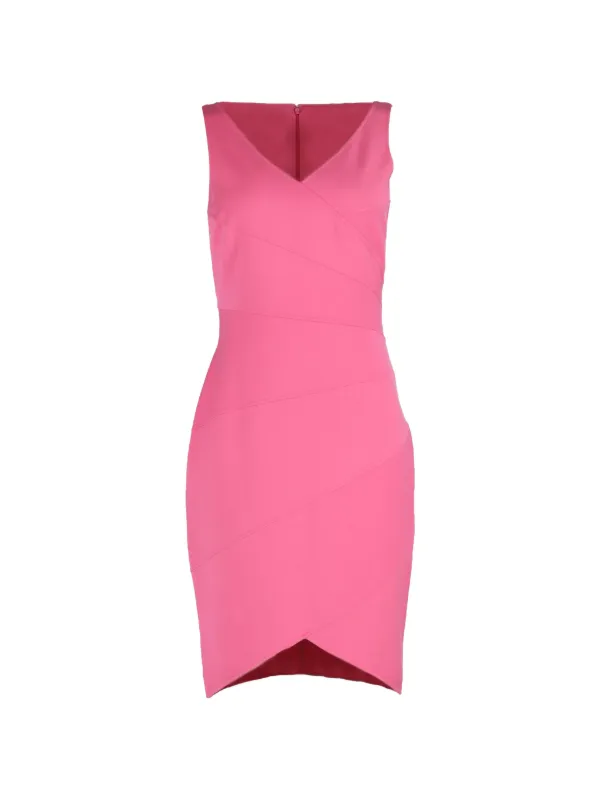 pink dress michael kors Michael Kors Long-sleeve Sheath Dress