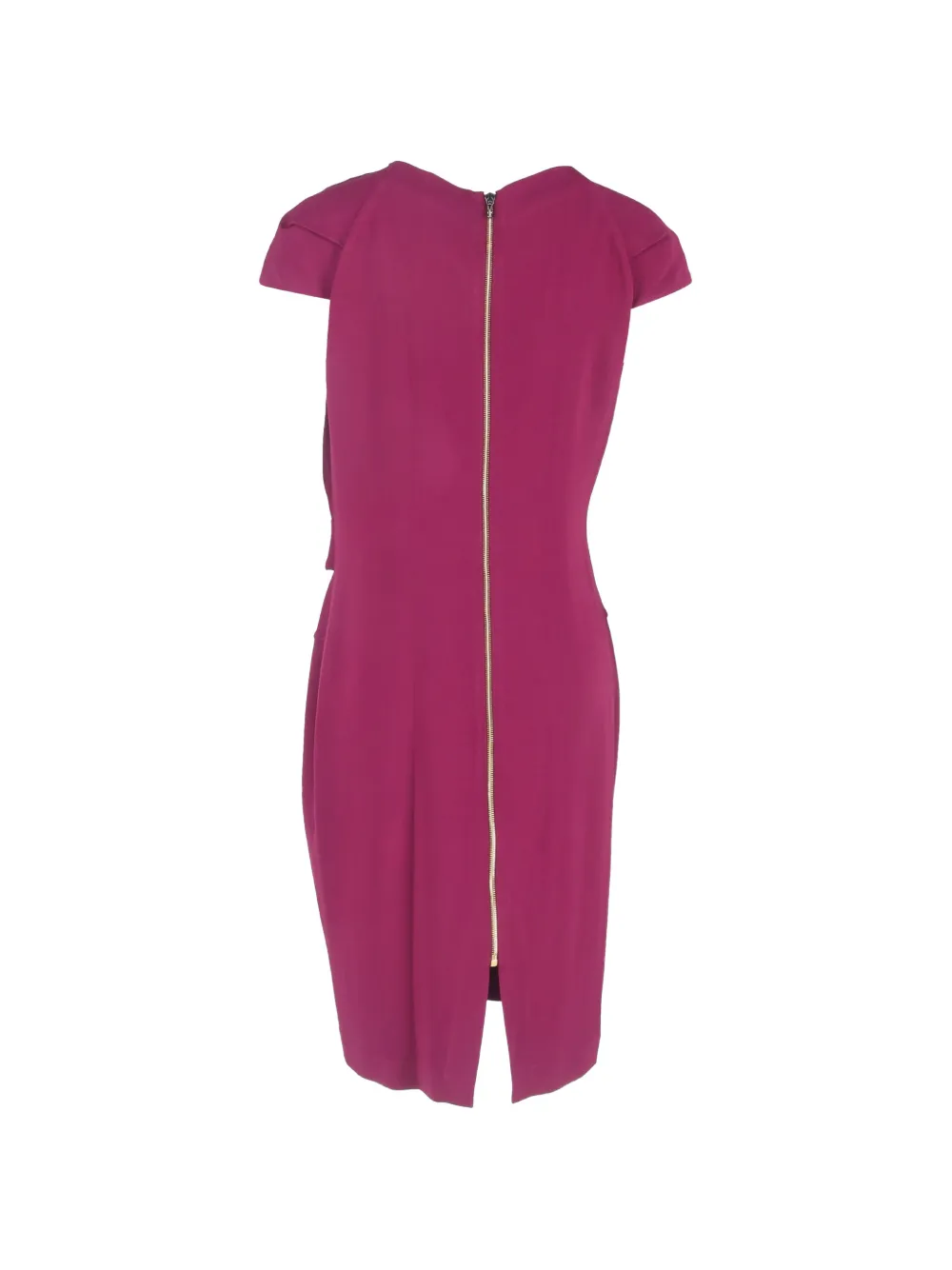 Roland Mouret draped midi dress - Paars