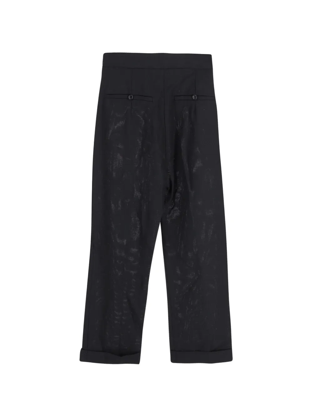 Jacquemus Pre-Owned La Riviera straight-leg trousers - Zwart