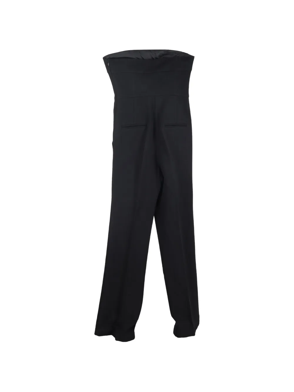 Theory strapless jumpsuit - Zwart