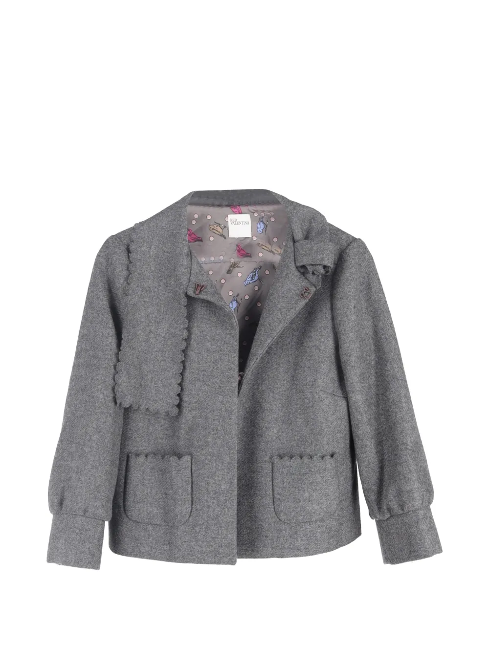 Red Valentino Vintage scalloped jacket - Grigio