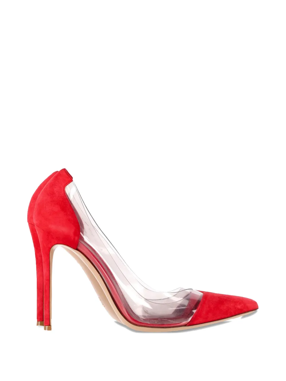 Gianvito Rossi pointed pumps - Rot