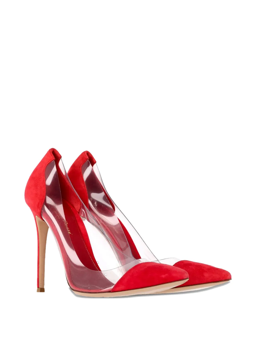 Gianvito Rossi pointed pumps - Rood