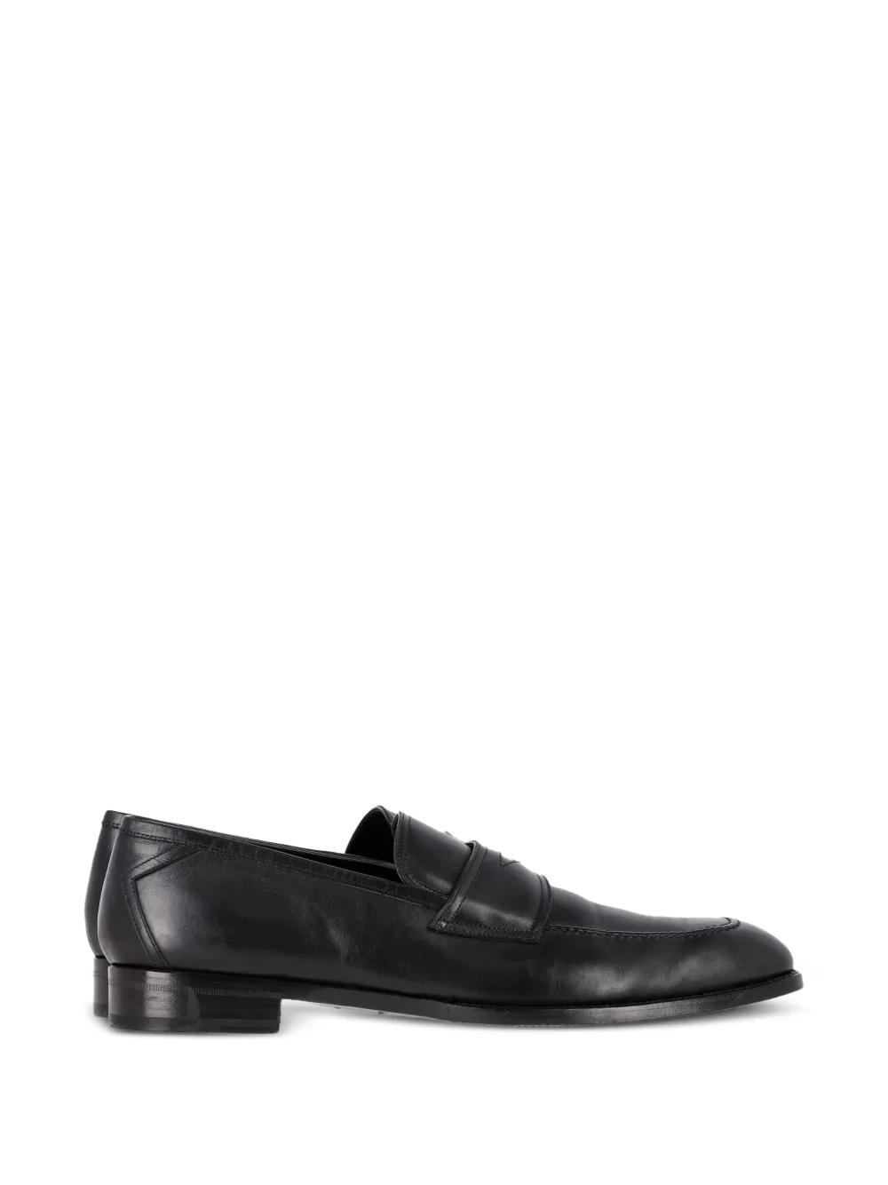Ermenegildo Zegna Vintage leather penny loafers - Schwarz