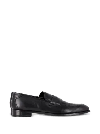 Ermenegildo Zegna Vintage レザー ペニーローファー | ブラック 