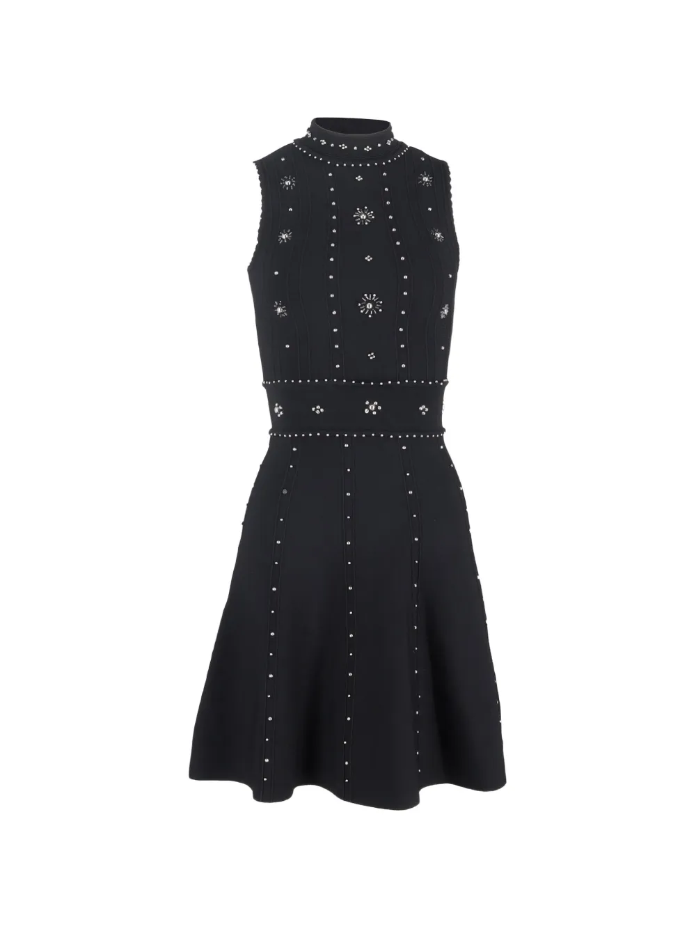 SANDRO embellished mini dress - Nero