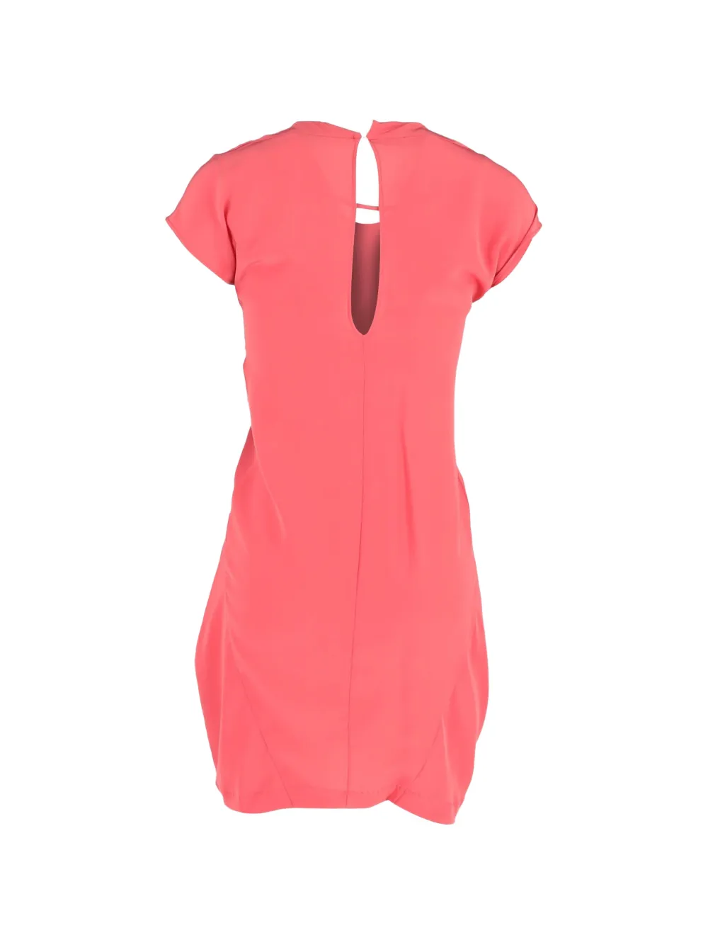 Miu Miu Pre-Owned V-neck silk mini dress - Roze