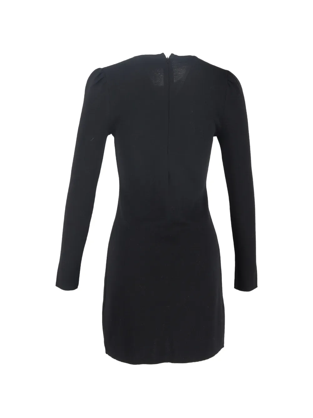 Chlo&eacute; Vintage buttoned wool mini dress - Blauw