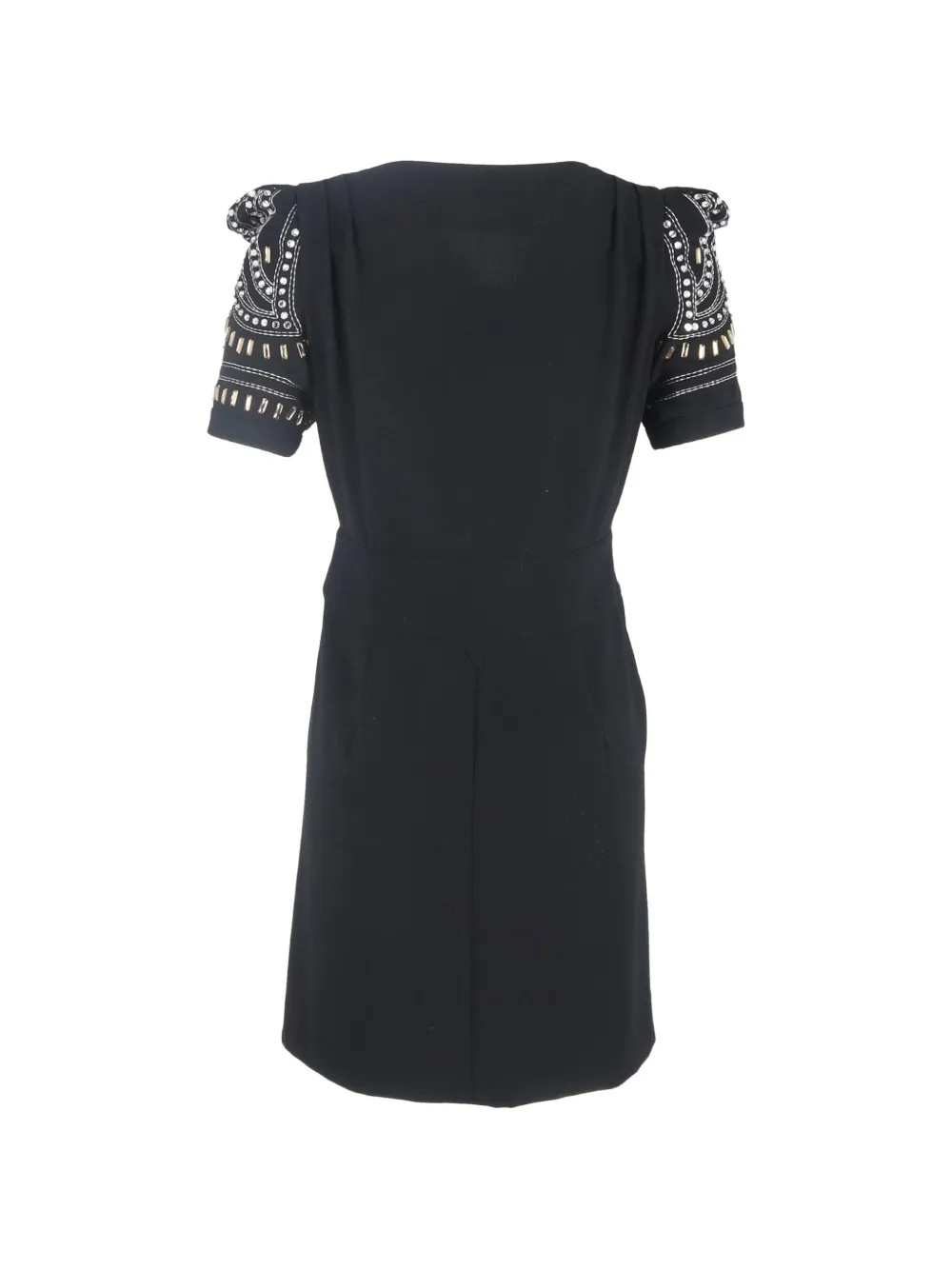 Temperley London Ghana puff-sleeve mini dress - Zwart
