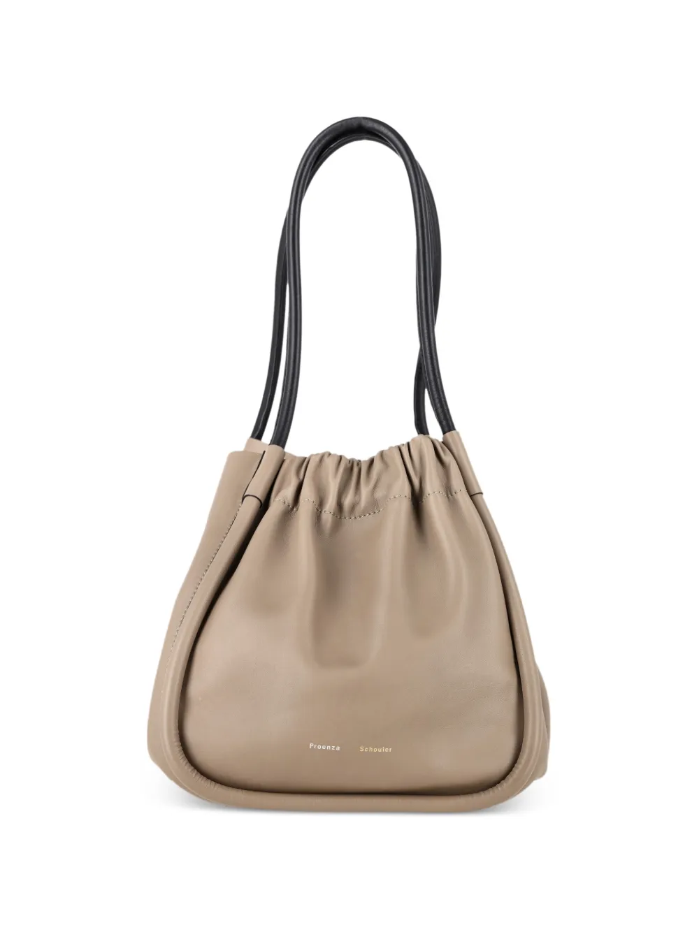 Proenza Schouler ruched leather tote bag - Toni neutri