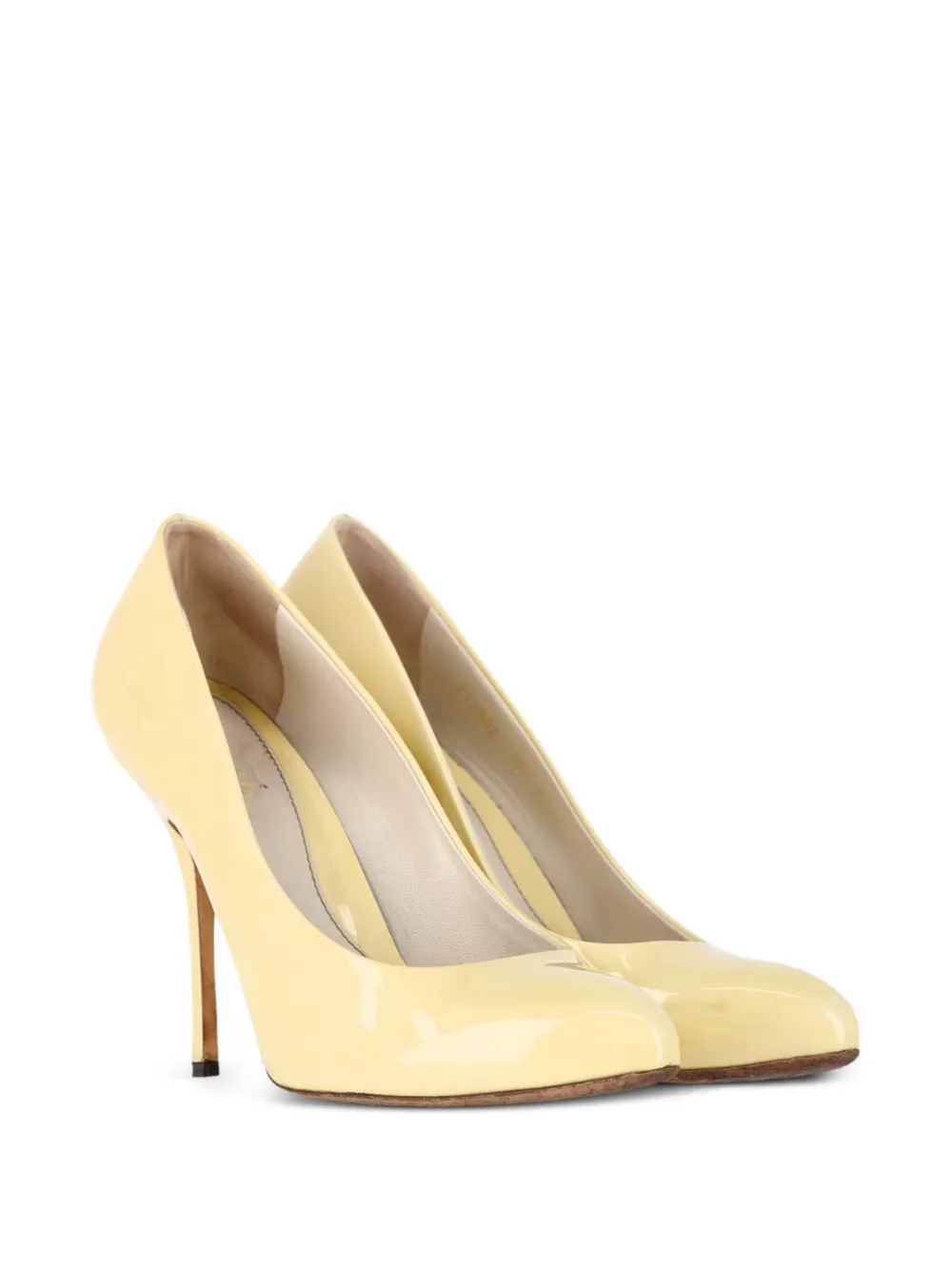Gucci Pre-Owned pointed-toe heeled pumps - Geel