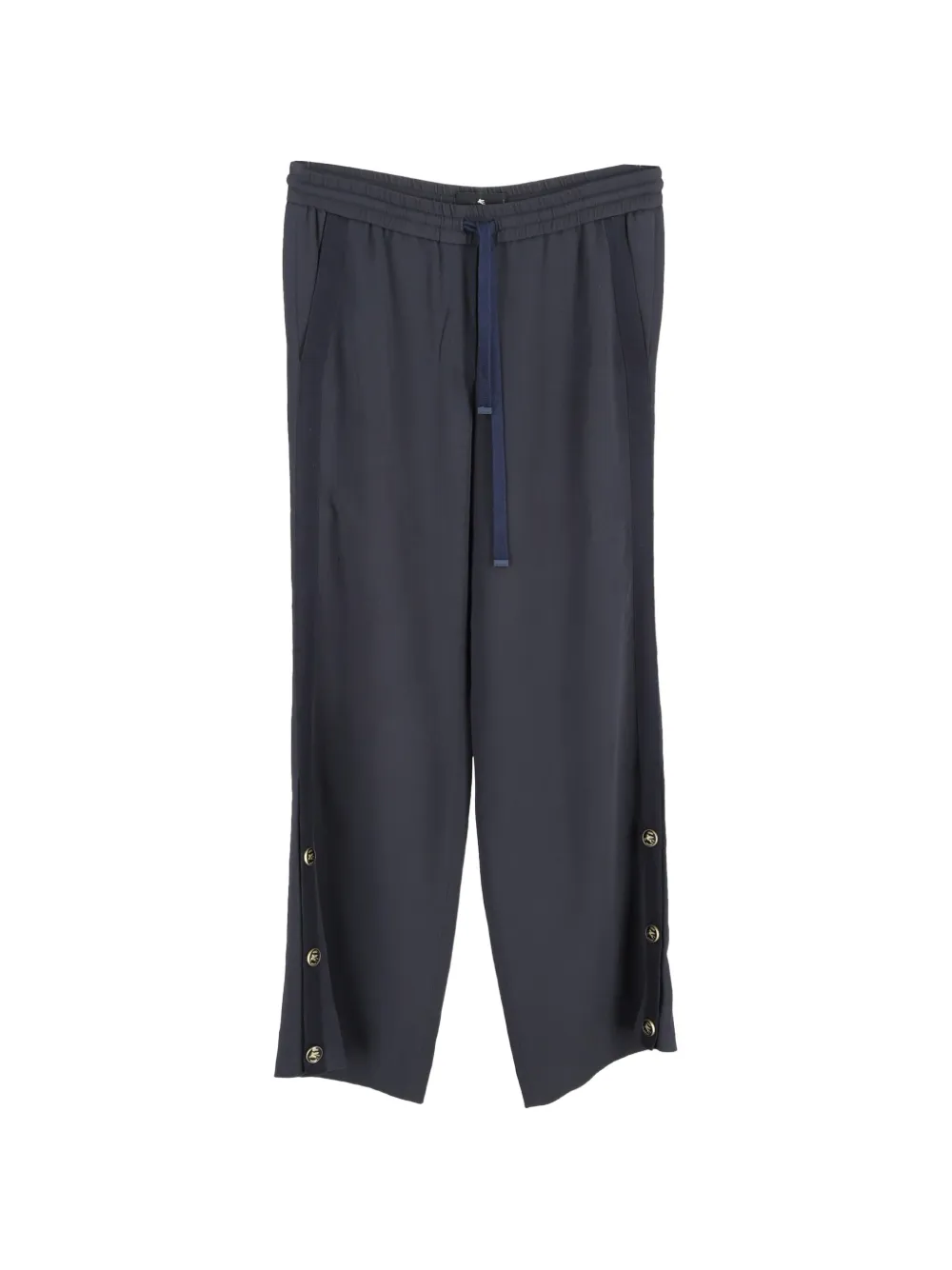 Etro Vintage drawstring detail trousers - Blu