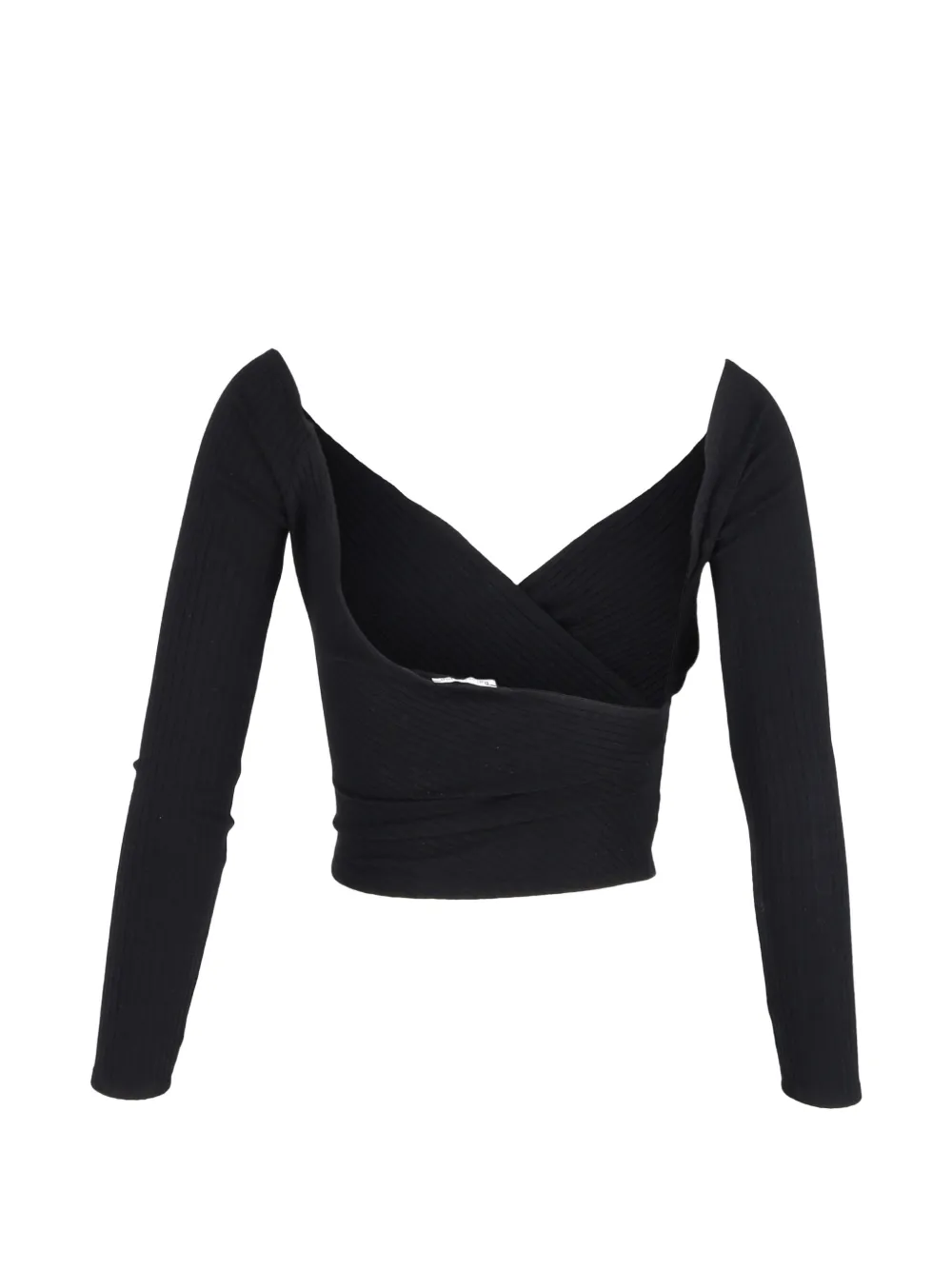 Minnie Surplice Ribbed Top