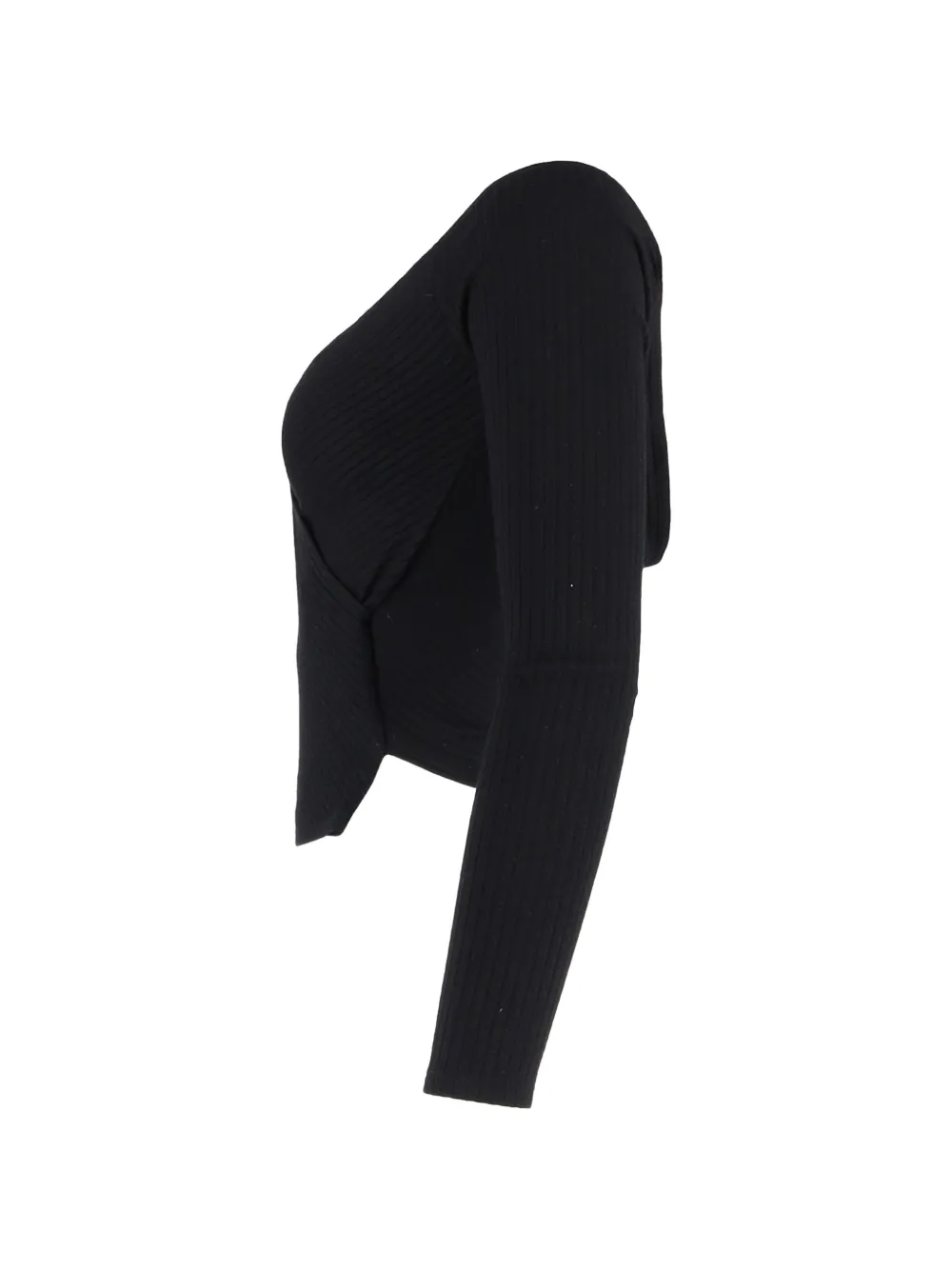 Minnie Surplice Ribbed Top
