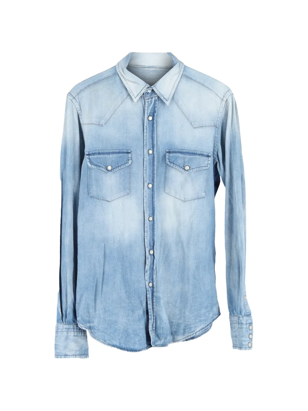 Pre-owned Tom Ford Denim Shirt In Blue