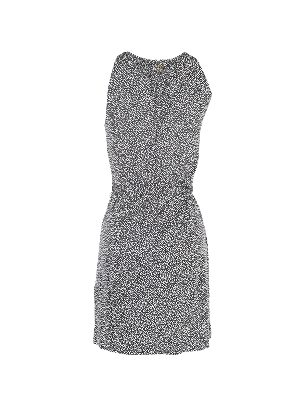 Tory Burch printed belted mini dress - Zwart