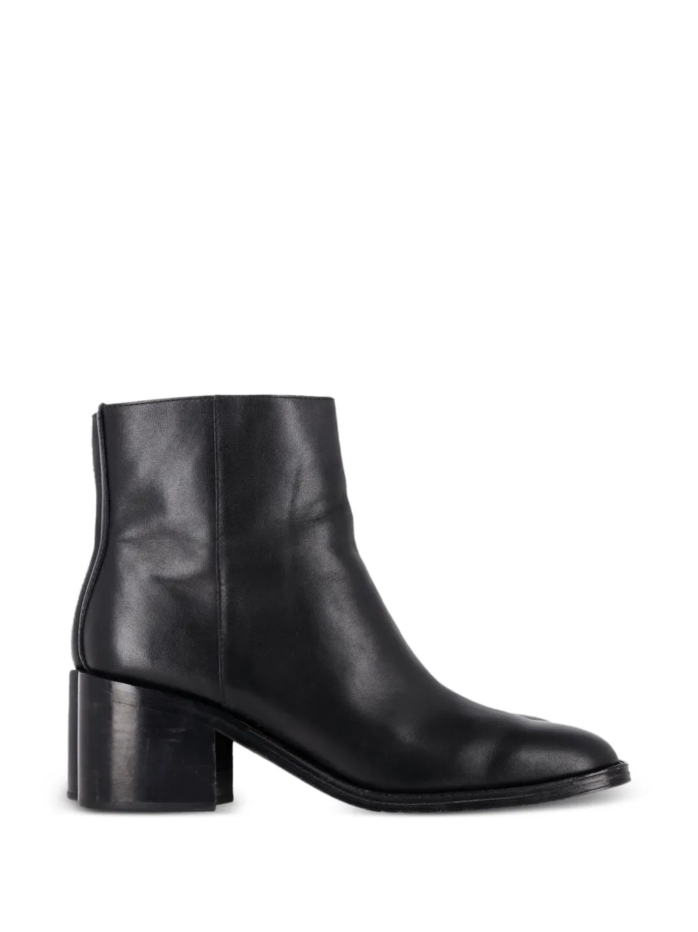 Loeffler Randall square-toe ankle boots - Nero