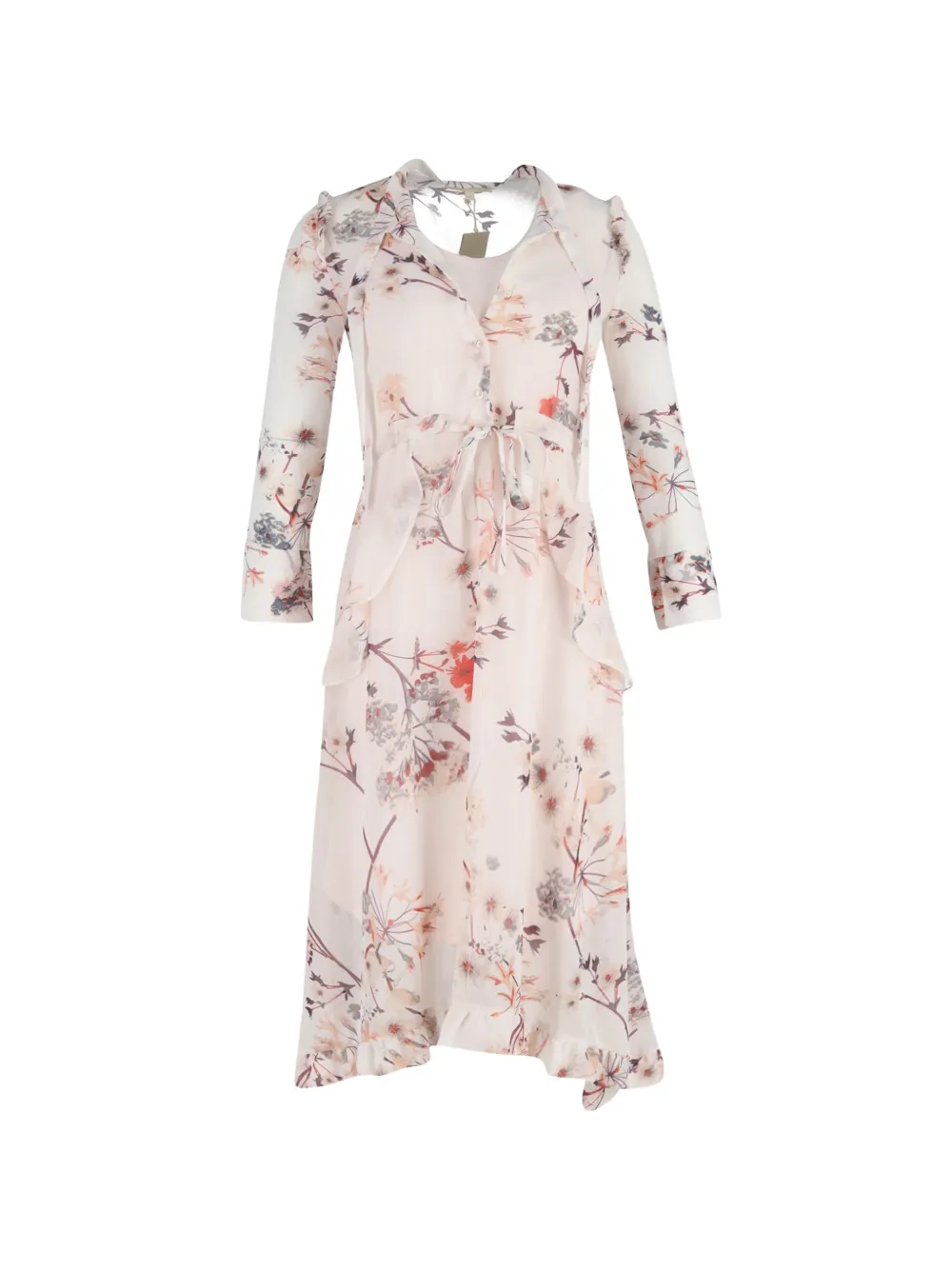 Maje floral-print midi dress - Rosa